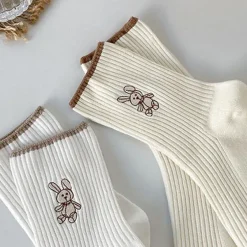 Socks*Boogzel Clothing Rabbit Ribbed Socks