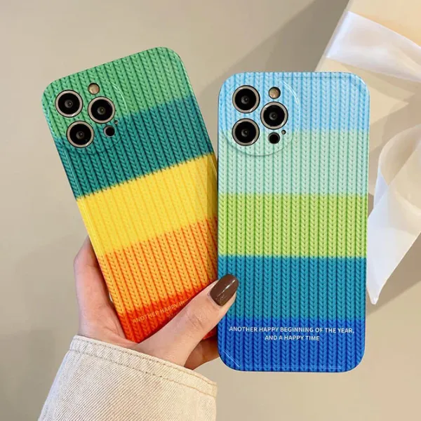 Iphone Cases*Boogzel Clothing Rainbow Crochet iPhone Case