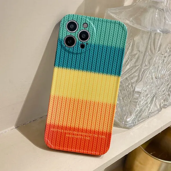 Iphone Cases*Boogzel Clothing Rainbow Crochet iPhone Case