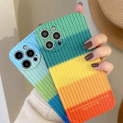 Iphone Cases*Boogzel Clothing Rainbow Crochet iPhone Case