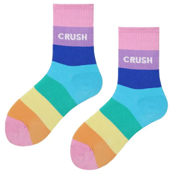 Socks*Boogzel Clothing Rainbow Crush Socks