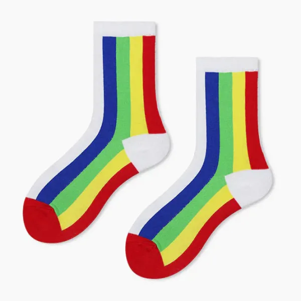 Socks*Boogzel Clothing Rainbow Crush Socks
