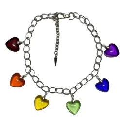 Necklaces & Chokers*Boogzel Clothing Rainbow Heart Necklace Multi