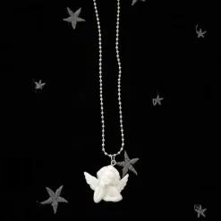 Necklaces & Chokers*Boogzel Clothing Raphael Angel Necklace White