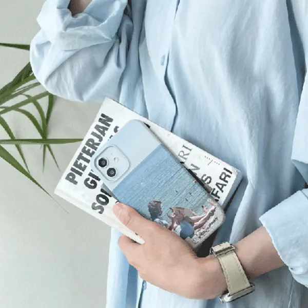 Iphone Cases*Boogzel Clothing Reading Girl iPhone Case Blue