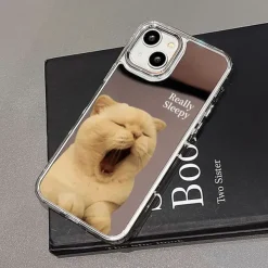 Iphone Cases*Boogzel Clothing Really Sleepy Cat iPhone Case Clear