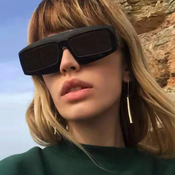 Sunglasses*Boogzel Clothing Rectangle Oversized Sunglasses