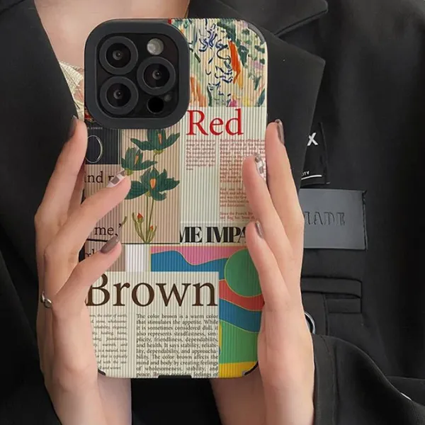 Iphone Cases*Boogzel Clothing Red & Brown iPhone Case Red/brown