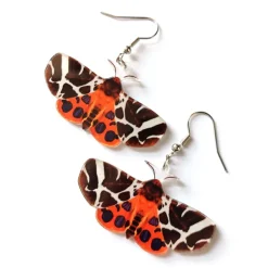 Earrings*Boogzel Clothing Red and Black Butterfly Earrings Red/black