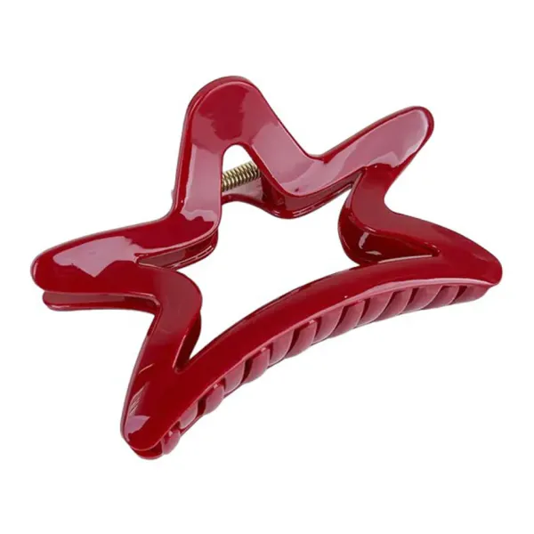 Hair Accessories*Boogzel Clothing Red Lacquered Hair Claw Clips