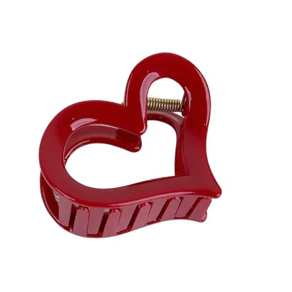 Hair Accessories*Boogzel Clothing Red Lacquered Hair Claw Clips
