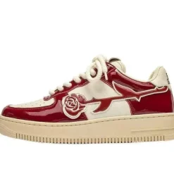 Aesthetic Sneakers*Boogzel Clothing Rose Aesthetic Sneakers Red