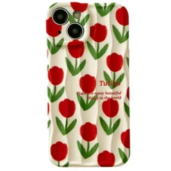Iphone Cases*Boogzel Clothing Tulips iPhone Case Red