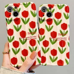 Iphone Cases*Boogzel Clothing Tulips iPhone Case Red