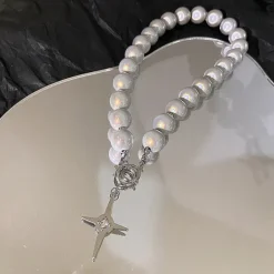 Necklaces & Chokers*Boogzel Clothing Reflective Pearl Necklace