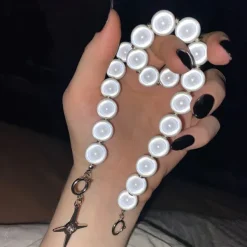 Necklaces & Chokers*Boogzel Clothing Reflective Pearl Necklace