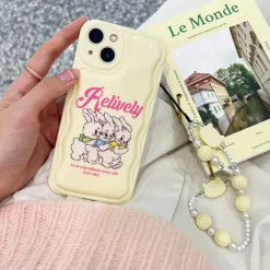 Iphone Cases*Boogzel Clothing Relively Bunny iPhone Case Yellow
