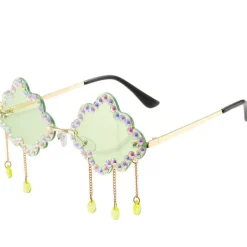 Sunglasses*Boogzel Clothing Rhinestone Cloud Glasses