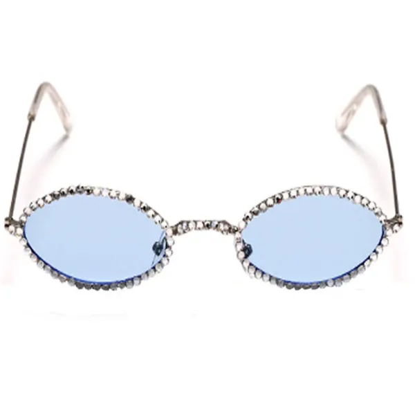 Sunglasses*Boogzel Clothing Rhinestone Oval Glasses