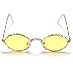 Sunglasses*Boogzel Clothing Rhinestone Oval Glasses