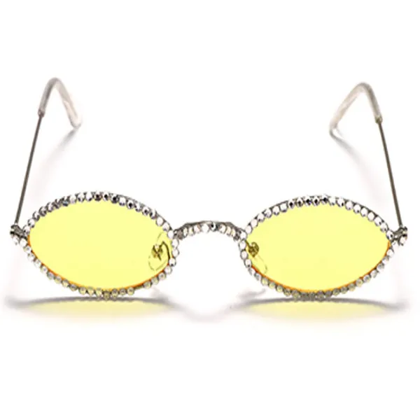 Sunglasses*Boogzel Clothing Rhinestone Oval Glasses