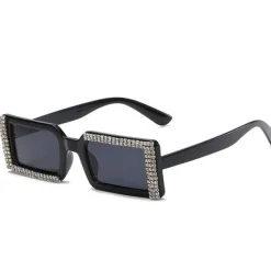 Sunglasses*Boogzel Clothing Rhinestone Rectangle Sunglasses