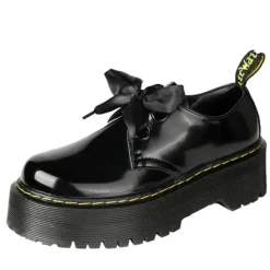 Classics|Boots / Platform Boots*Boogzel Clothing Ribbon-Laced Chunky Platform Boots Black