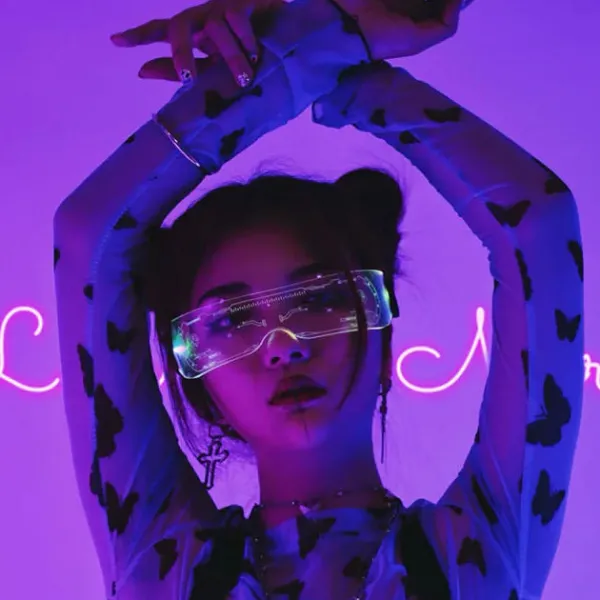 Sunglasses*Boogzel Clothing Robo Babe LED Sunglasses Multi