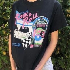 Aesthetic T-Shirts & Graphic Tees*Boogzel Clothing Rock N' Roll T-Shirt Black