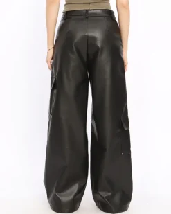 Pants & Trousers*Boogzel Clothing Rock The Scene Leather Trousers Black