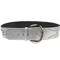 Belts & Chains*Boogzel Clothing Rock The Scene Metal Rivet Belt Silver