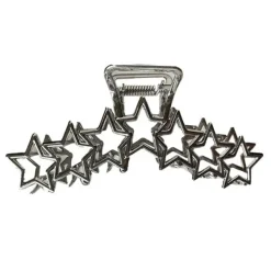 Hair Accessories*Boogzel Clothing Rock The Scene Star Hair Claw Silver