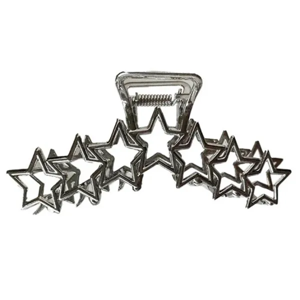 Hair Accessories*Boogzel Clothing Rock The Scene Star Hair Claw Silver
