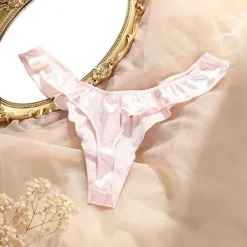 Underwear*Boogzel Clothing Romantic Thong Panty Pink