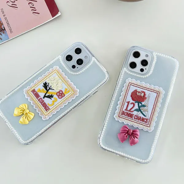 Iphone Cases*Boogzel Clothing Rose Embroidery iPhone Case