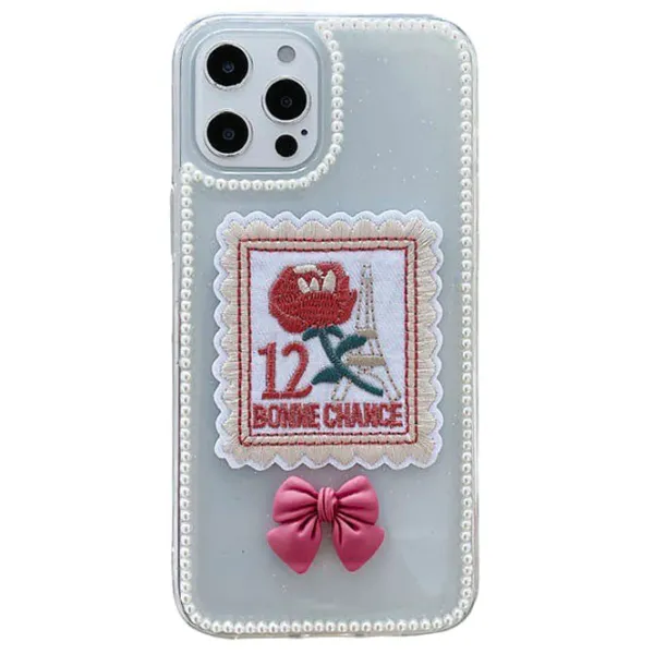 Iphone Cases*Boogzel Clothing Rose Embroidery iPhone Case