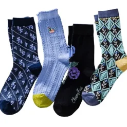 Socks*Boogzel Clothing Roses Embroidery Socks
