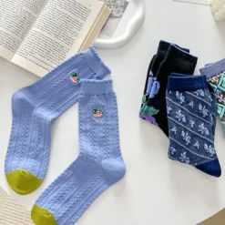 Socks*Boogzel Clothing Roses Embroidery Socks