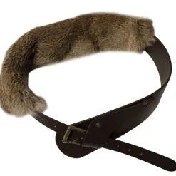 Belts & Chains*Boogzel Clothing 2000s Aesthetic Faux Fur Belt Brown