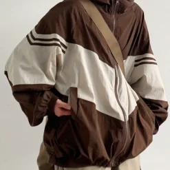 Mens|Coats & Jackets*Boogzel Clothing 90's Oversized Bomber Jacket Brown