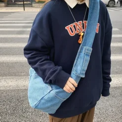 Bags & Purses*Boogzel Clothing 90's Denim Shoulder Bag