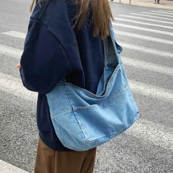 Bags & Purses*Boogzel Clothing 90's Denim Shoulder Bag