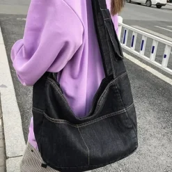 Bags & Purses*Boogzel Clothing 90's Denim Shoulder Bag