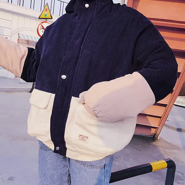 Coats & Jackets*Boogzel Clothing 90s Kids Corduroy Hooded Jacket