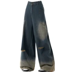 Jeans*Boogzel Clothing 90's Kids Wide Leg Jeans Blue
