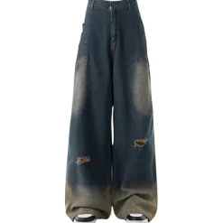 Jeans*Boogzel Clothing 90's Kids Wide Leg Jeans Blue