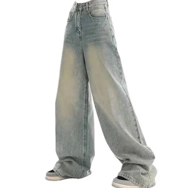 Jeans*Boogzel Clothing 90's Light Wash Baggy Jeans Blue
