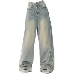 Jeans*Boogzel Clothing 90's Light Wash Baggy Jeans Blue
