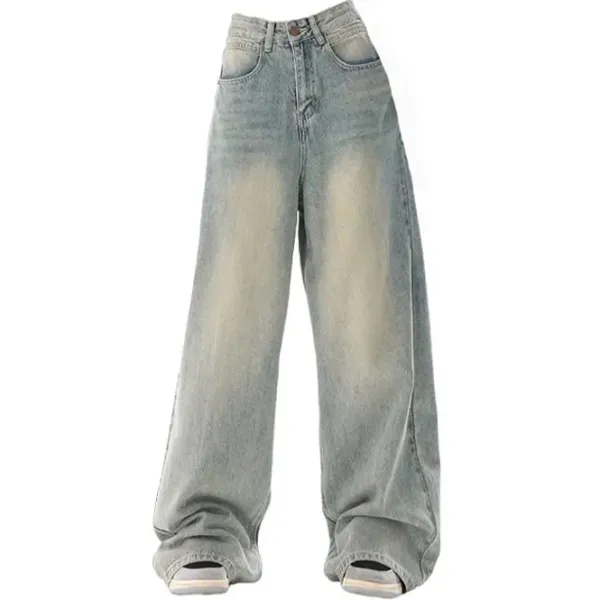 Jeans*Boogzel Clothing 90's Light Wash Baggy Jeans Blue