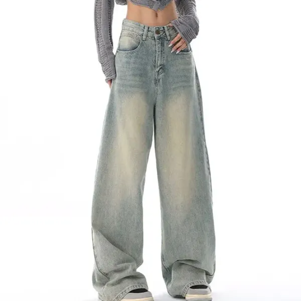 Jeans*Boogzel Clothing 90's Light Wash Baggy Jeans Blue